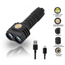 Niwalker ES1 4500lumen USB Rechargeable Mini Multipurpose EDC flashlight 