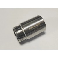 NIWALKER Stainless steel 18650 extension tube for ETmini M1 V2S flashlight