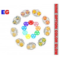 Niwalker 9 different Colors/Set Self Illuminate TurboGlow Glow Gasket 3pack